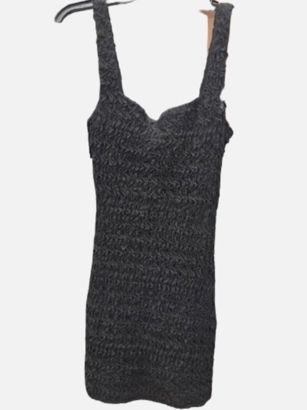 Aqua Black Scrunch Ruffle Dress Women's New with Tags (Choose Size)